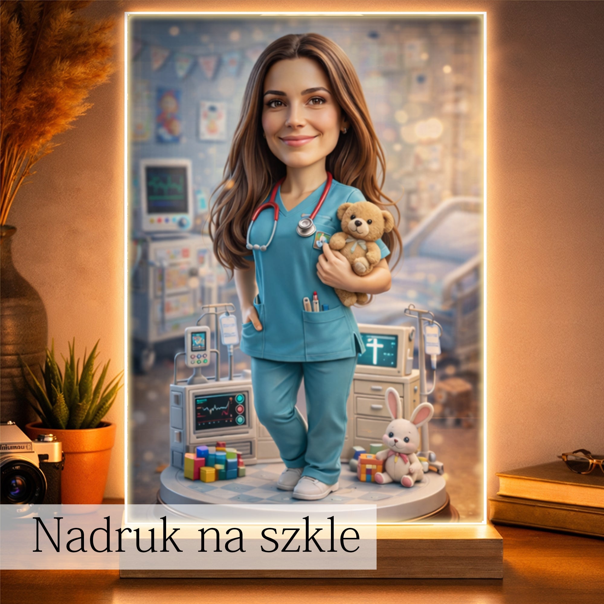 Female Doctor Caricature from Photo - Personalized Gift for Her - preview 5