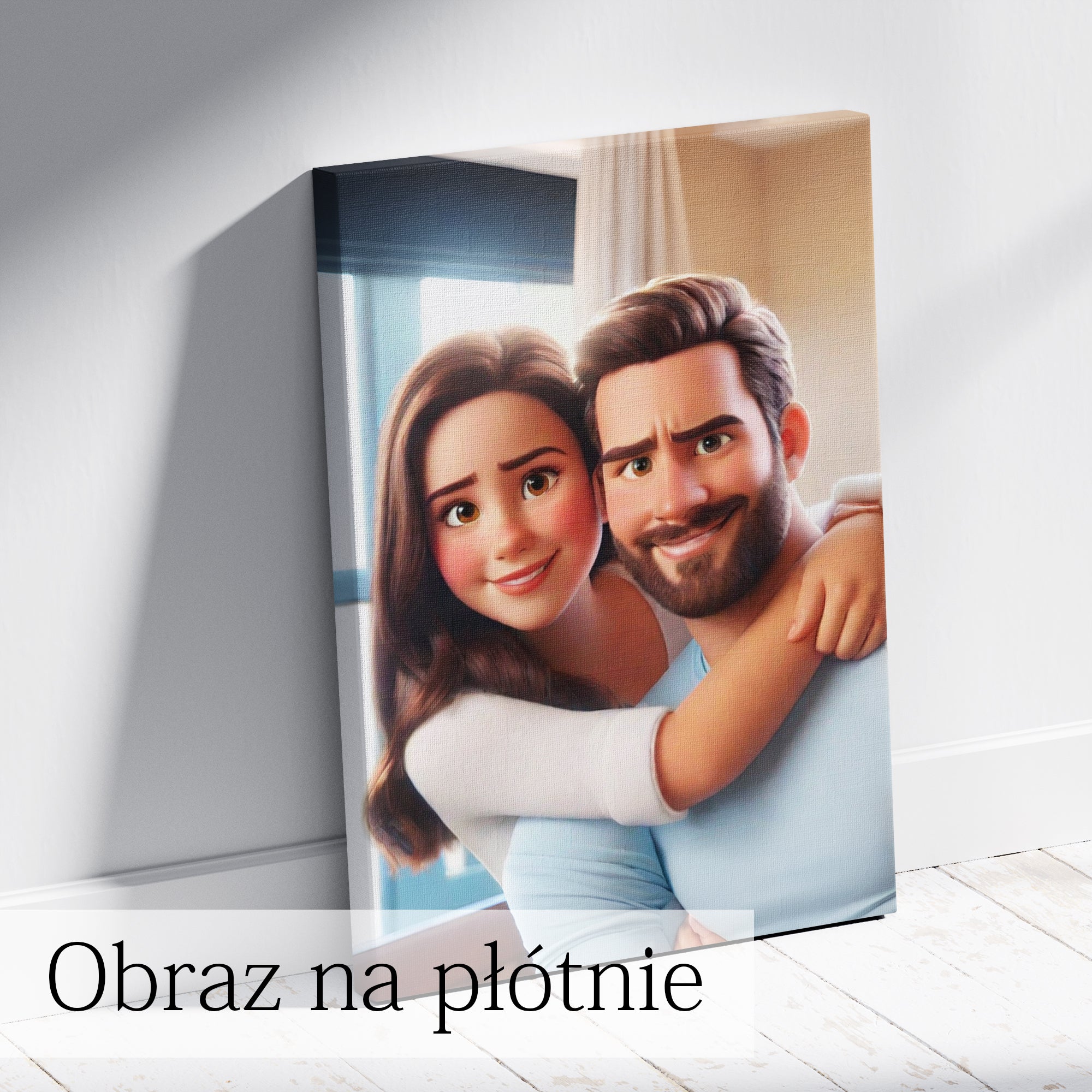 personalizowany plakat kreskówkowy z własnego zdjęcia