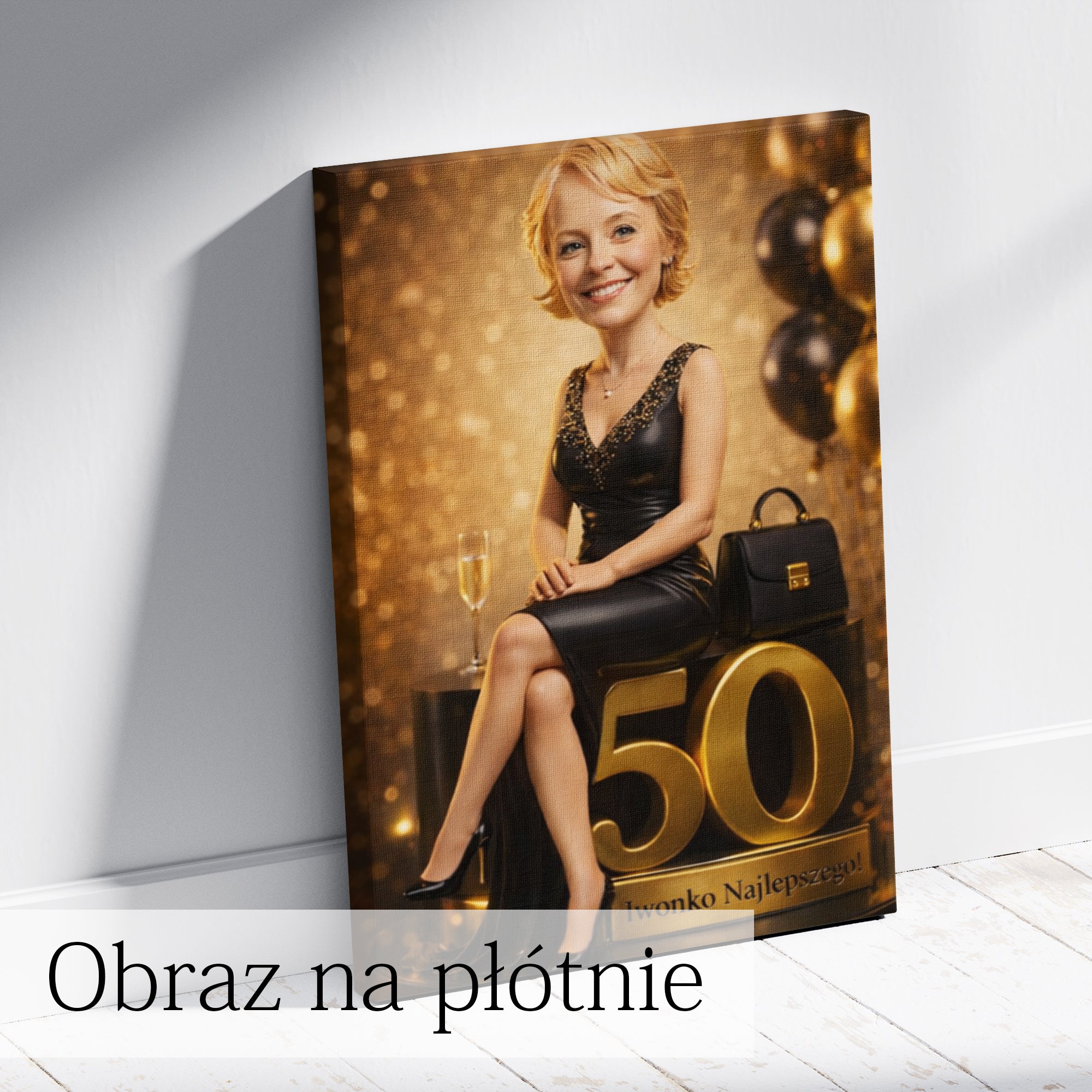 obraz ze zdjęcia elegancka kobieta biznes woman prezent