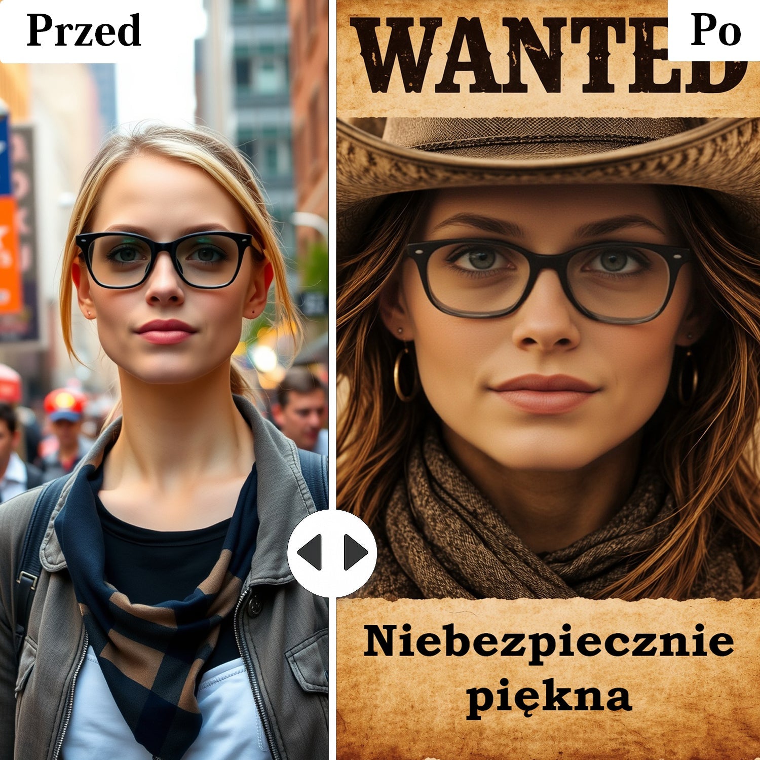plakat wanted ze zdjęcia zabawny i oryginalny prezent dla niej