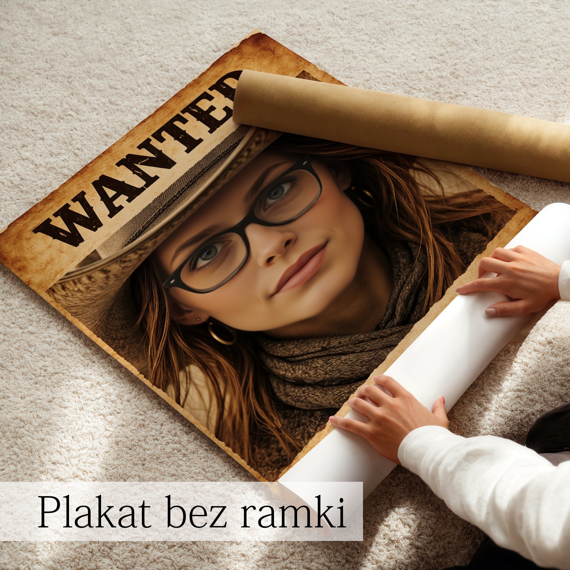 portret wanted ze zdjęcia wyjątkowa i zabawna pamiątka