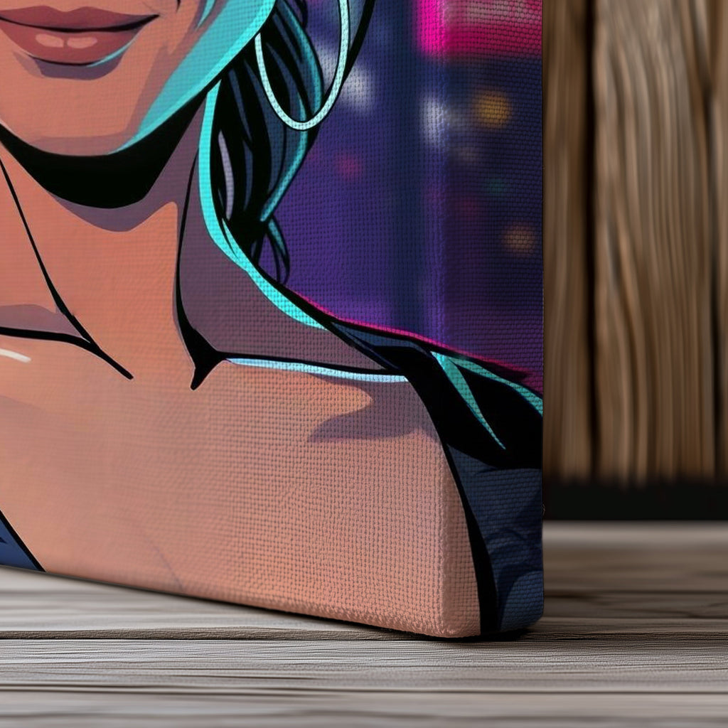 personalizowany obraz neonowy ze zdjęcia wyjątkowa dekoracja
