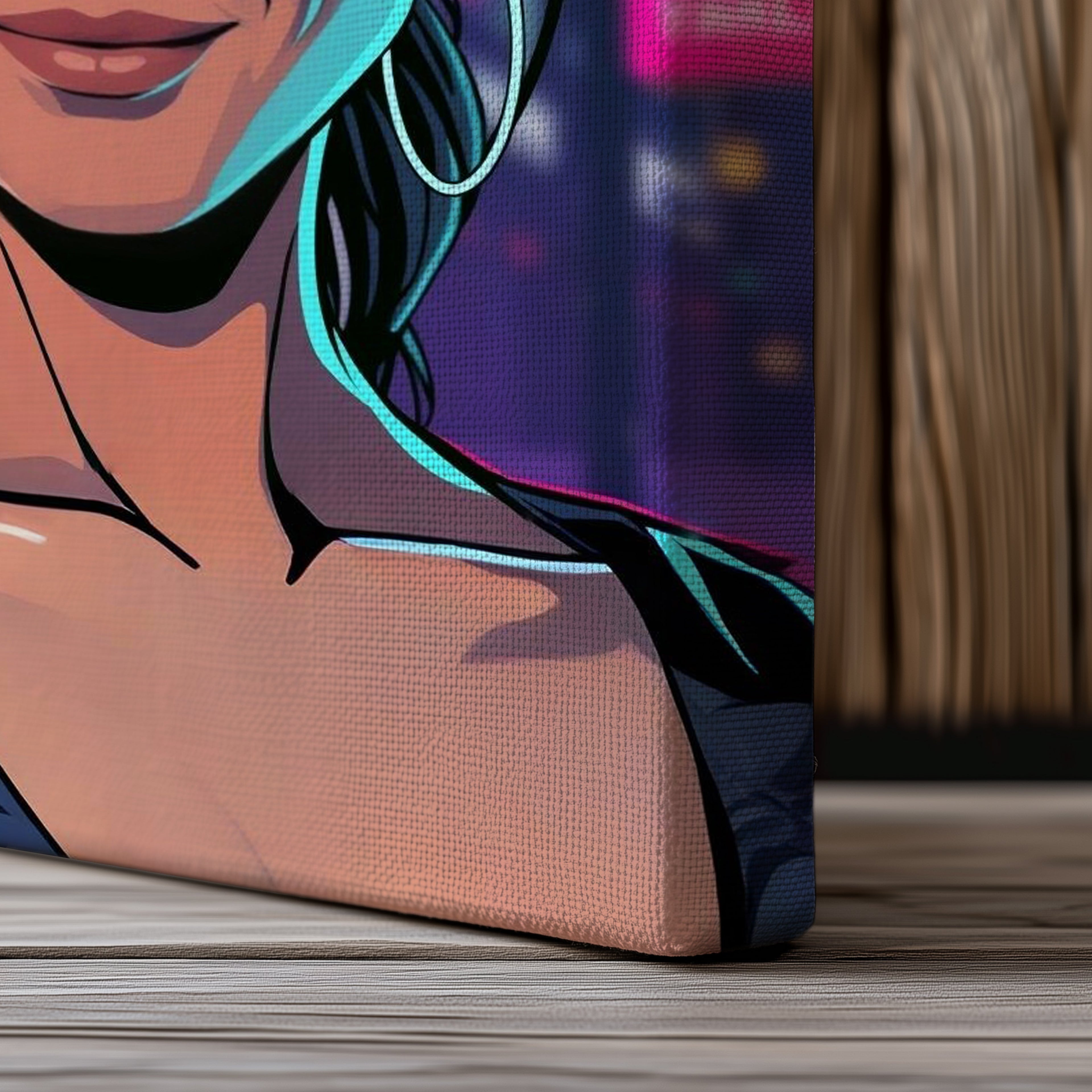 personalizowany obraz neonowy ze zdjęcia wyjątkowa dekoracja