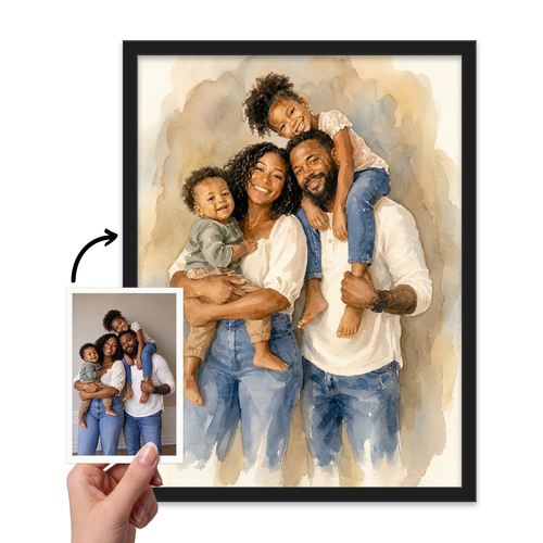 Classic Watercolor Portrait