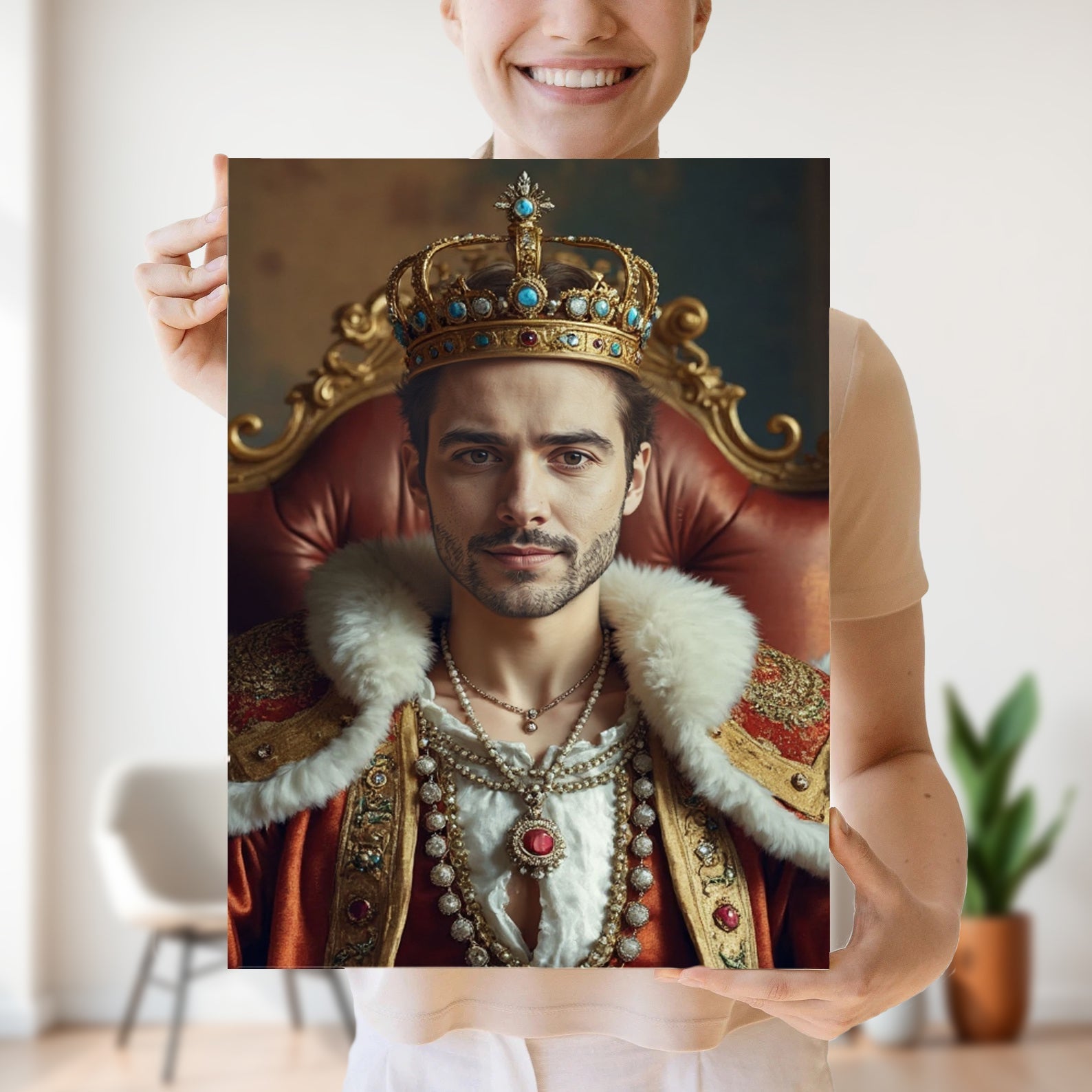 stylowy portret króla ze zdjęcia który zachwyci każdego