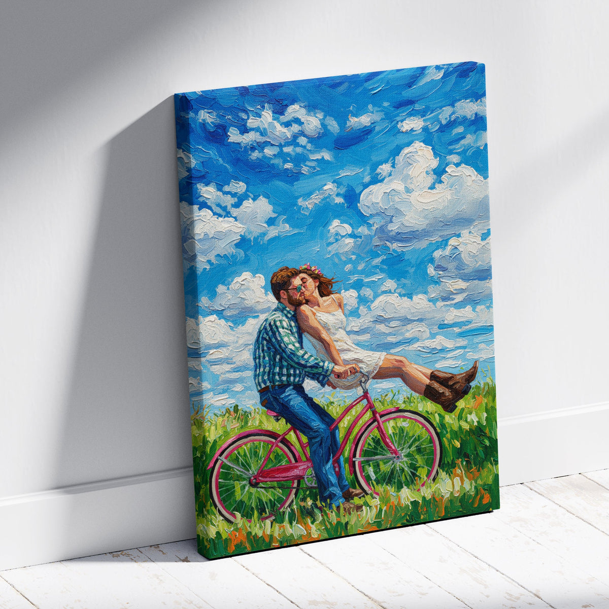 Custom Oil Painting Portrait From Photo – Personalized Gift for Her